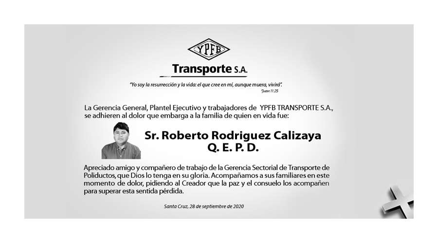 Sr. Roberto Rodriguez Calizaya