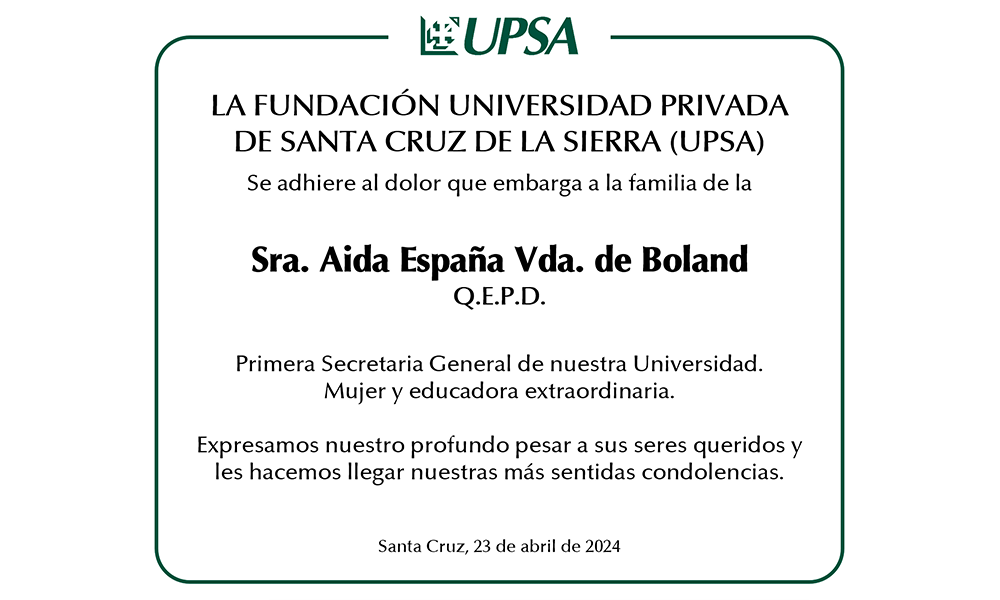 Sra. Aida España Vda. de Boland
